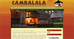 Desktop Screenshot of cambalala.com
